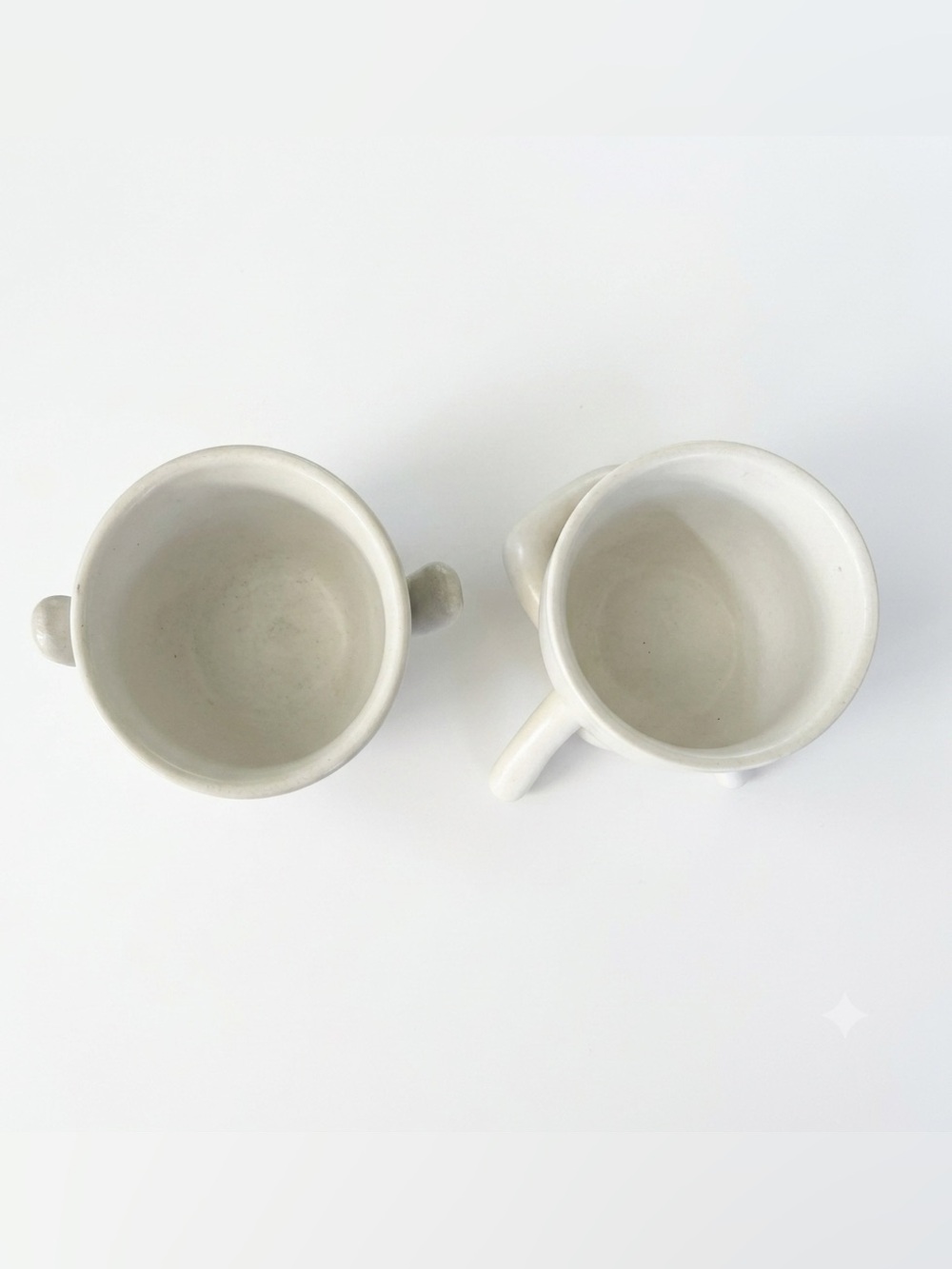 🤍 Set of 2 Modern Human Figure Bowl Planters Scandi Decor Modern Minimalist ✨ - Picture 3 of 4